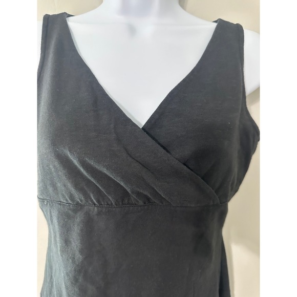 Mountain Hardwear Black V Neck Wrap Front Tank Top Women's S - Picture 4 of 6